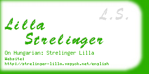 lilla strelinger business card